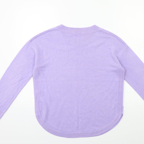TU Womens Purple  Knit Pullover Jumper Size 8