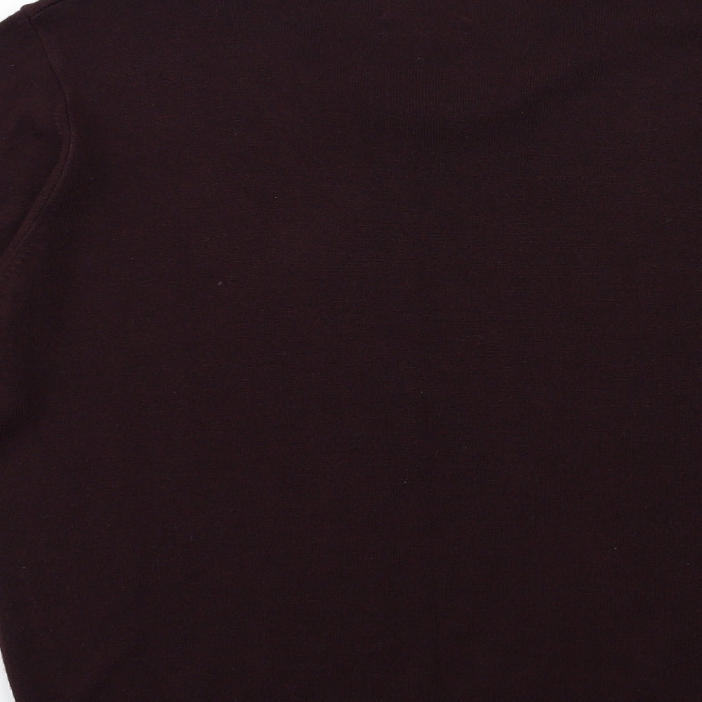 Marks and Spencer Mens Red  Knit Pullover Jumper Size XL
