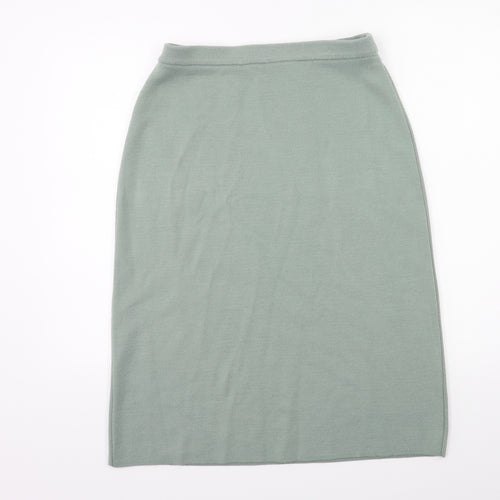 Classic Womens Grey  Knit A-Line Skirt Size 12