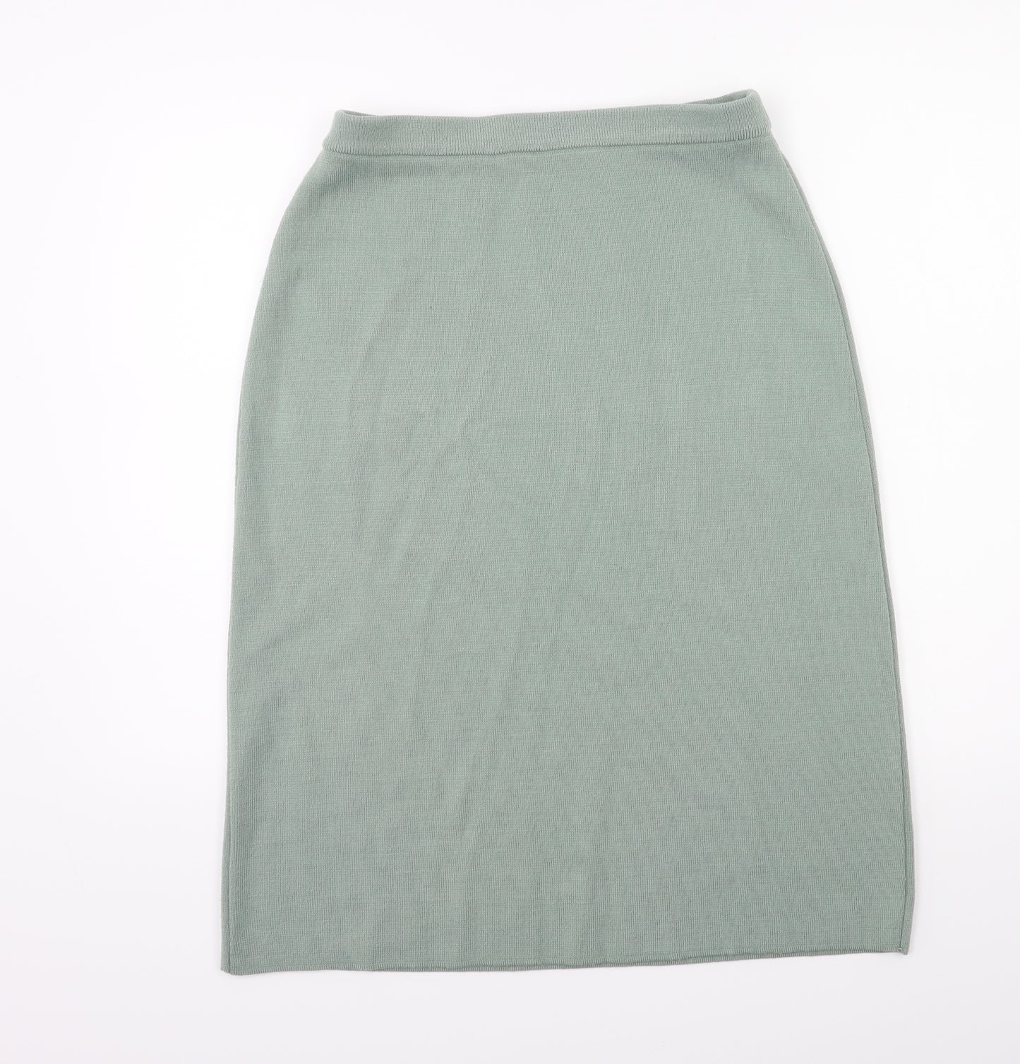 Classic Womens Grey  Knit A-Line Skirt Size 12