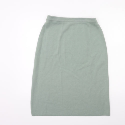 Classic Womens Grey  Knit A-Line Skirt Size 12