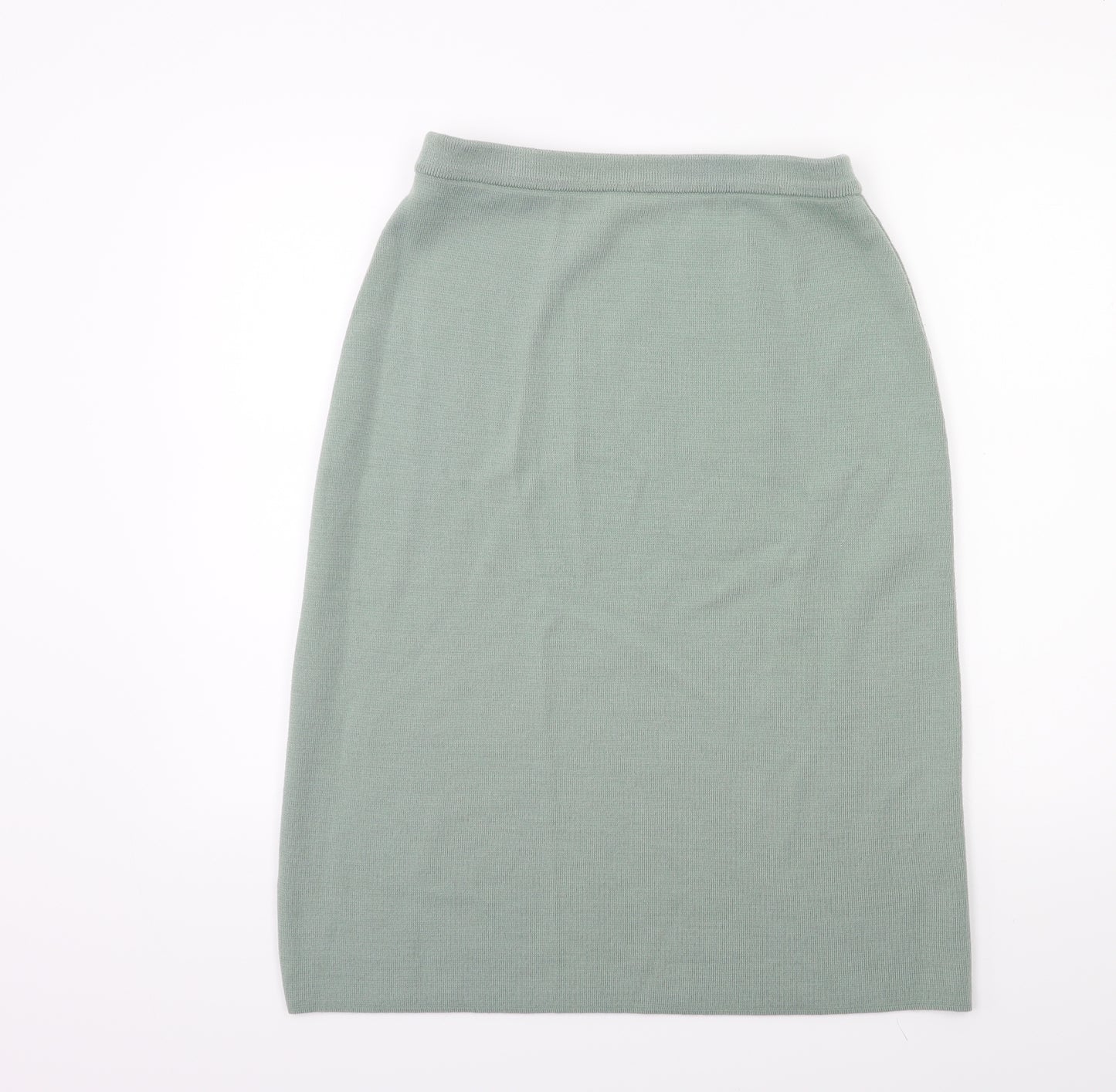 Classic Womens Grey  Knit A-Line Skirt Size 12