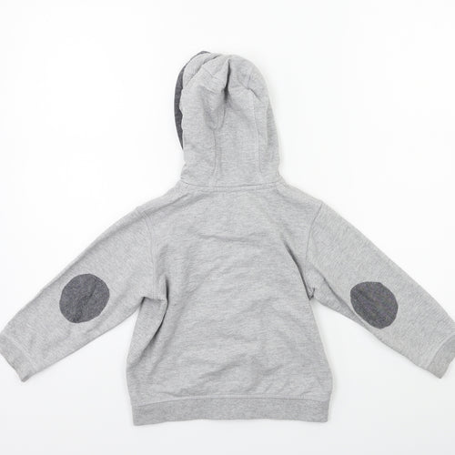 Primark Boys Grey   Full Zip Hoodie Size 3-4 Years