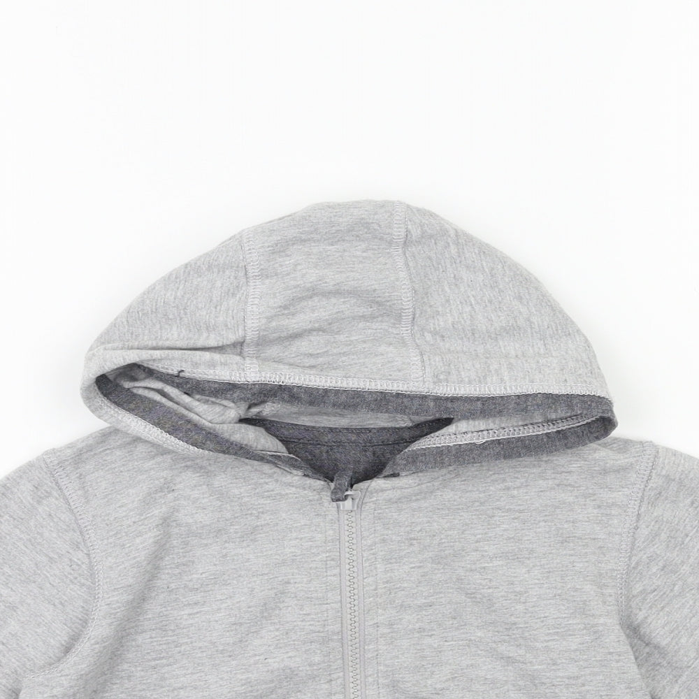 Primark Boys Grey   Full Zip Hoodie Size 3-4 Years