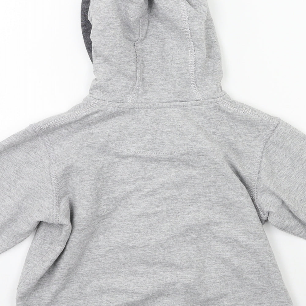 Primark Boys Grey   Full Zip Hoodie Size 3-4 Years