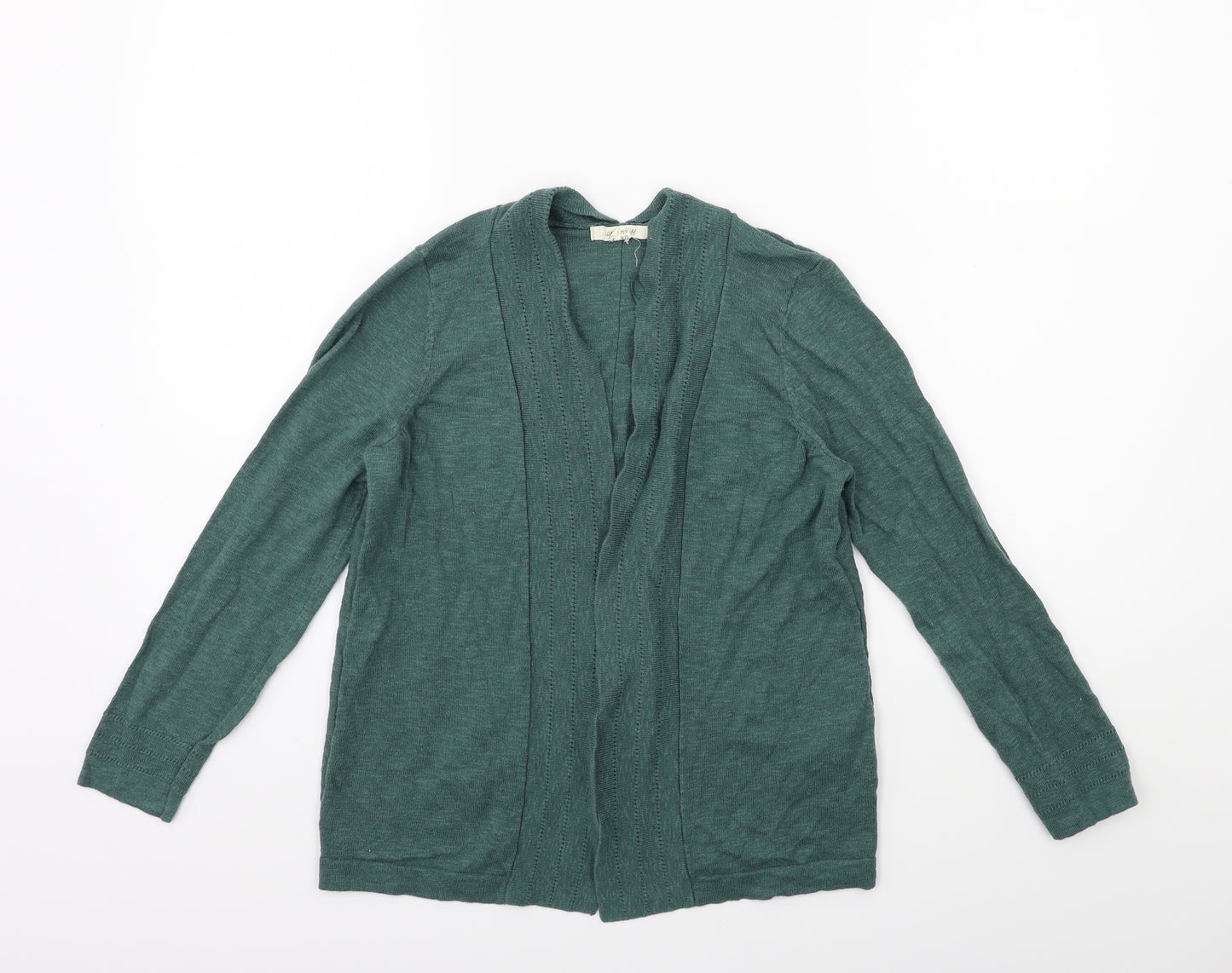 White Stuff Womens Green  Knit Cardigan Jumper Size 8