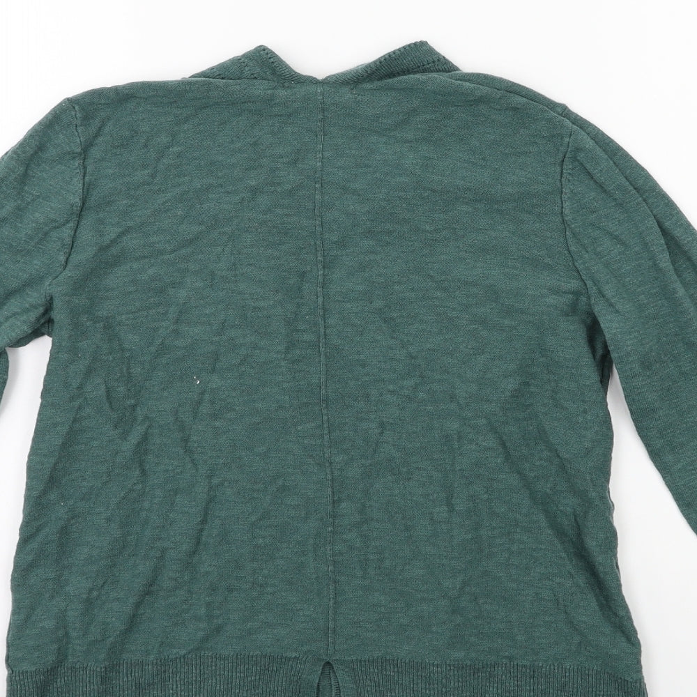 White Stuff Womens Green  Knit Cardigan Jumper Size 8