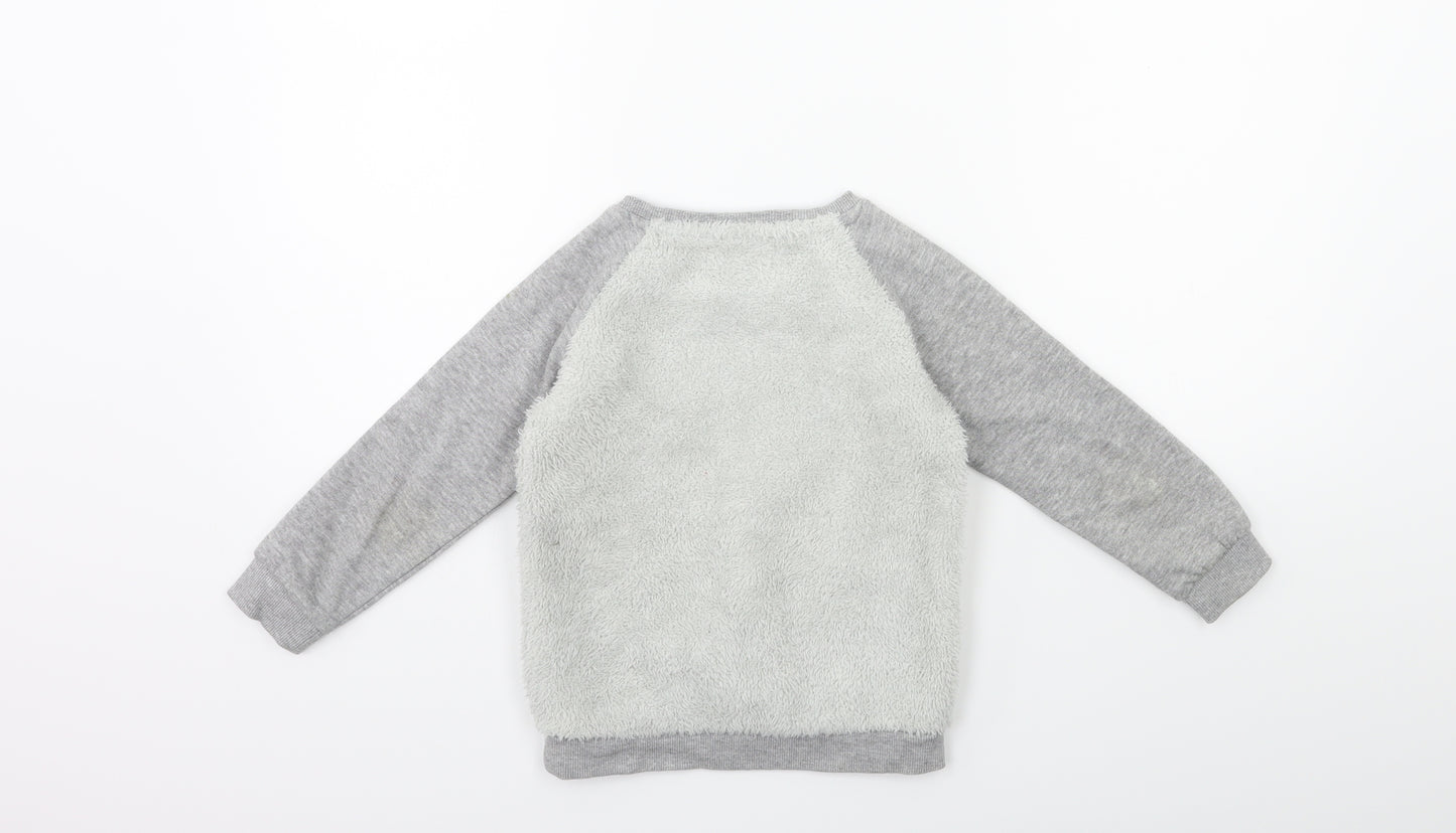 lily & dan Girls Green  Knit Pullover Jumper Size 3-4 Years