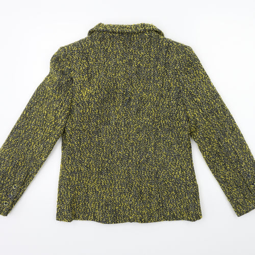 ALEXARA Womens Yellow   Jacket Coat Size 12