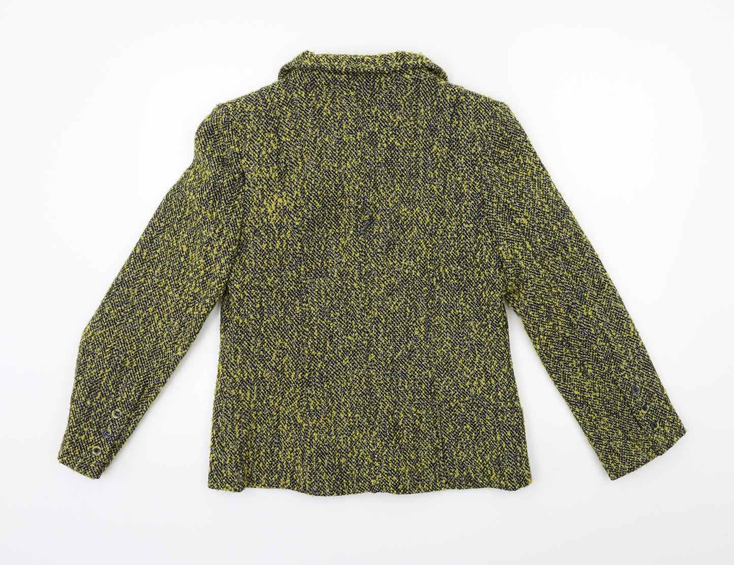 ALEXARA Womens Yellow   Jacket Coat Size 12