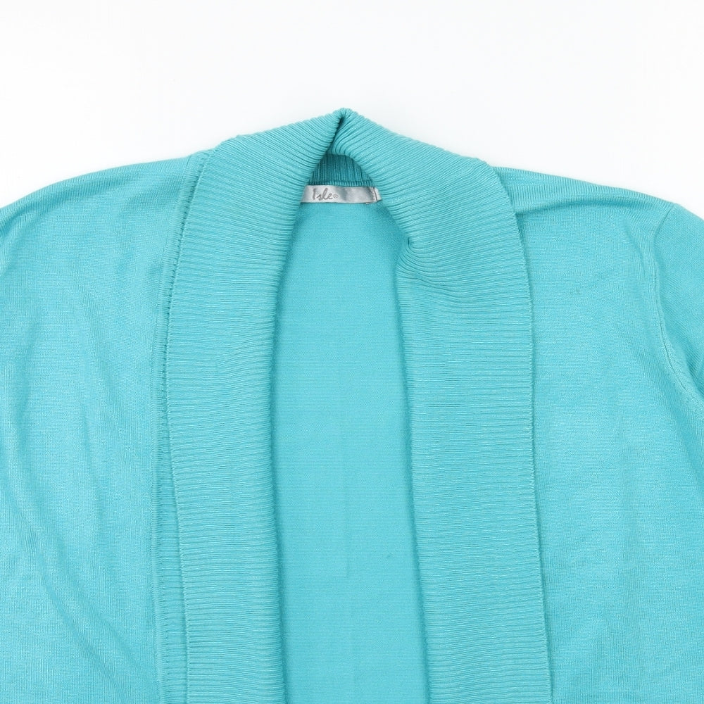 ISLE Womens Green  Knit Cardigan Jumper Size 18
