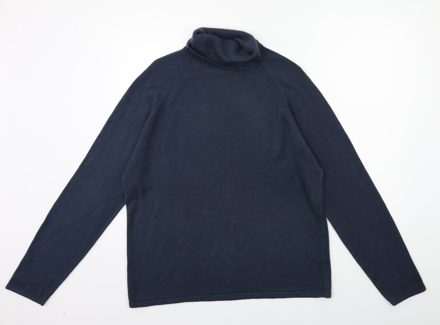Armando Womens Blue  Knit Pullover Jumper Size L
