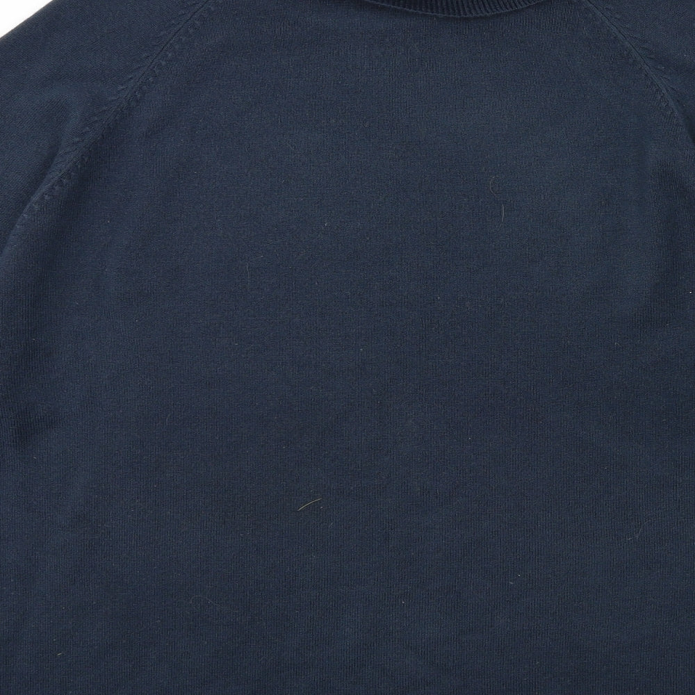 Armando Womens Blue  Knit Pullover Jumper Size L