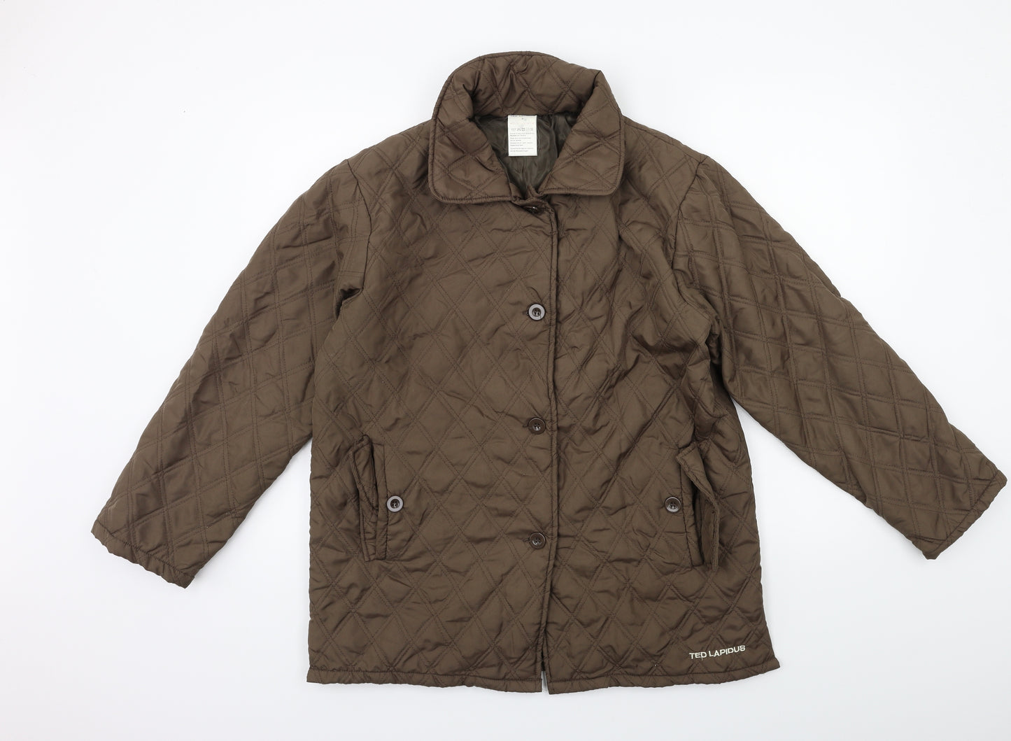 TED LAPIDUS Mens Brown   Jacket  Size S