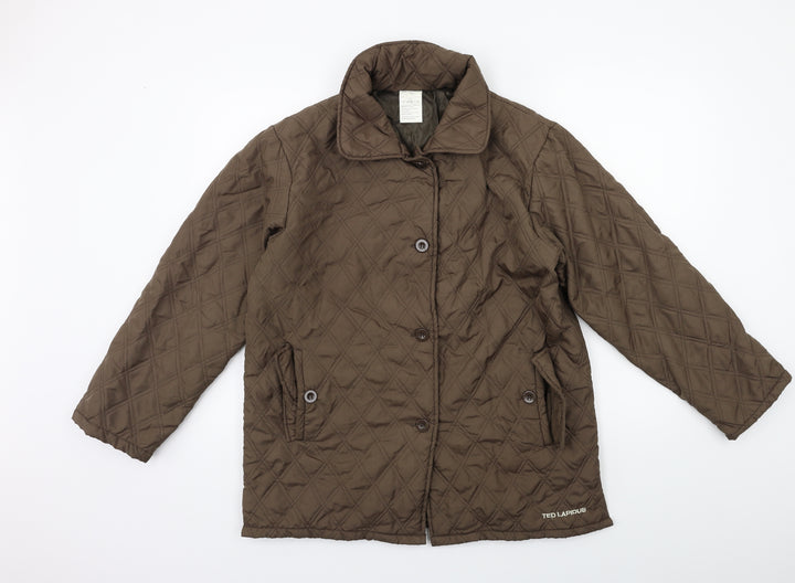 TED LAPIDUS Mens Brown   Jacket  Size S
