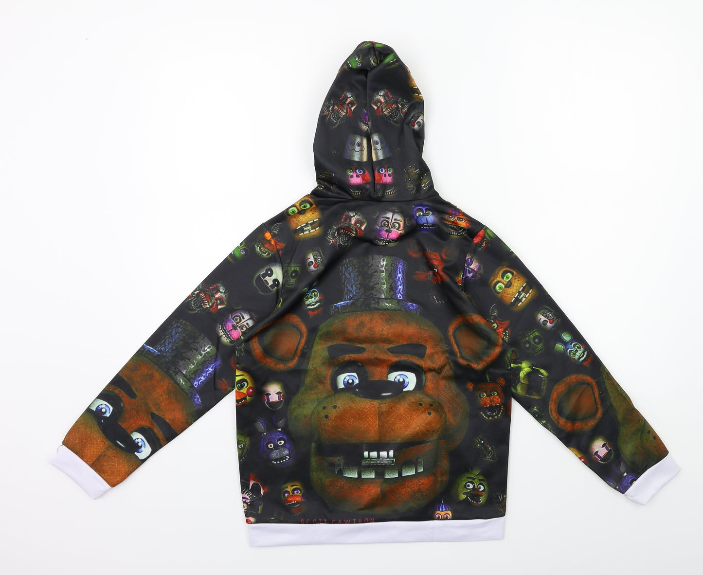 xolgbyby Boys Brown Geometric  Pullover Hoodie Size 11 Years