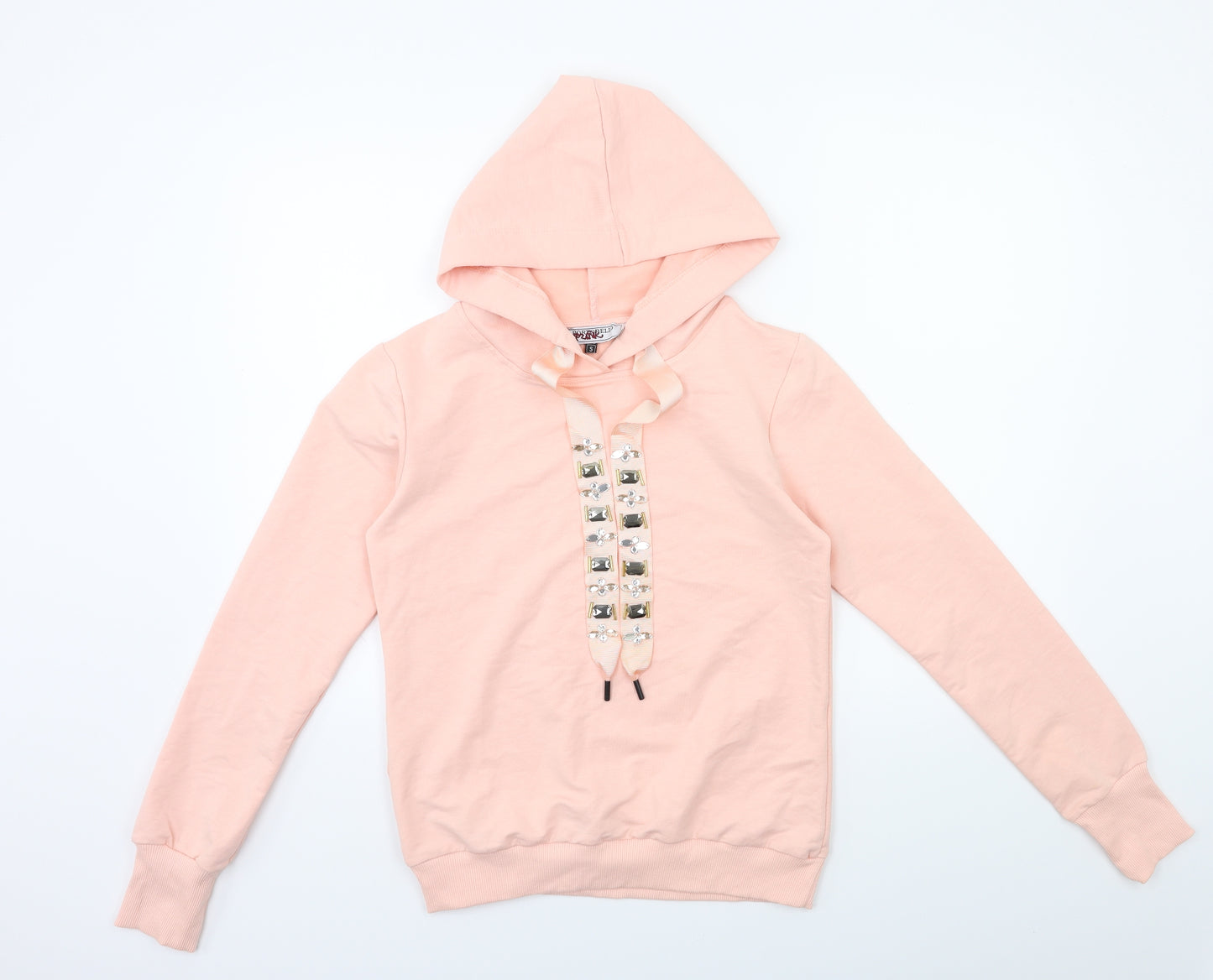 Portobello Womens Pink   Pullover Hoodie Size S