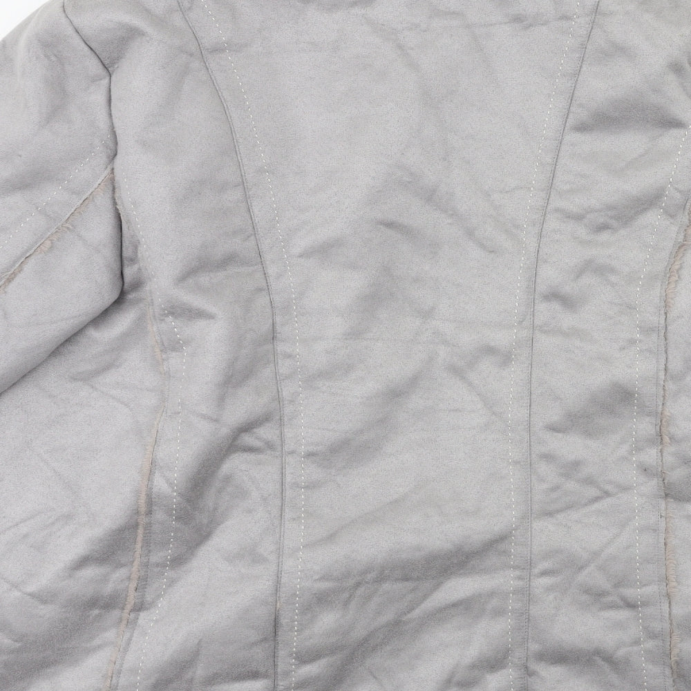 Gabrielle Vicenza Womens Grey   Overcoat Coat Size 18