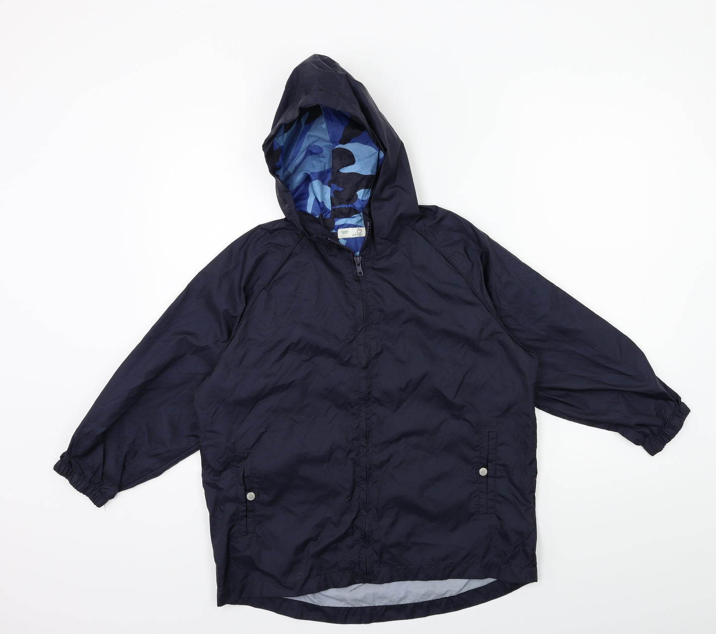 Adams Boys Blue   Parka Coat Size 8 Years