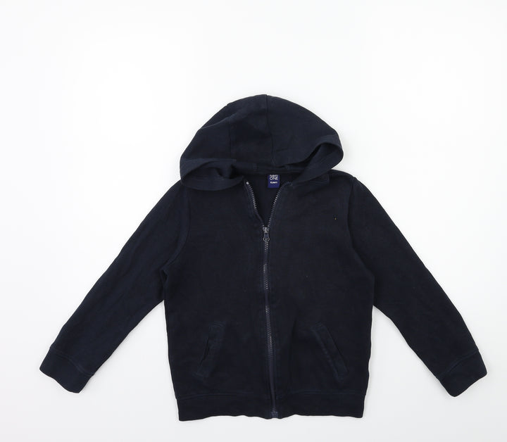 Store Twenty One Boys Blue   Full Zip Hoodie Size 8 Years