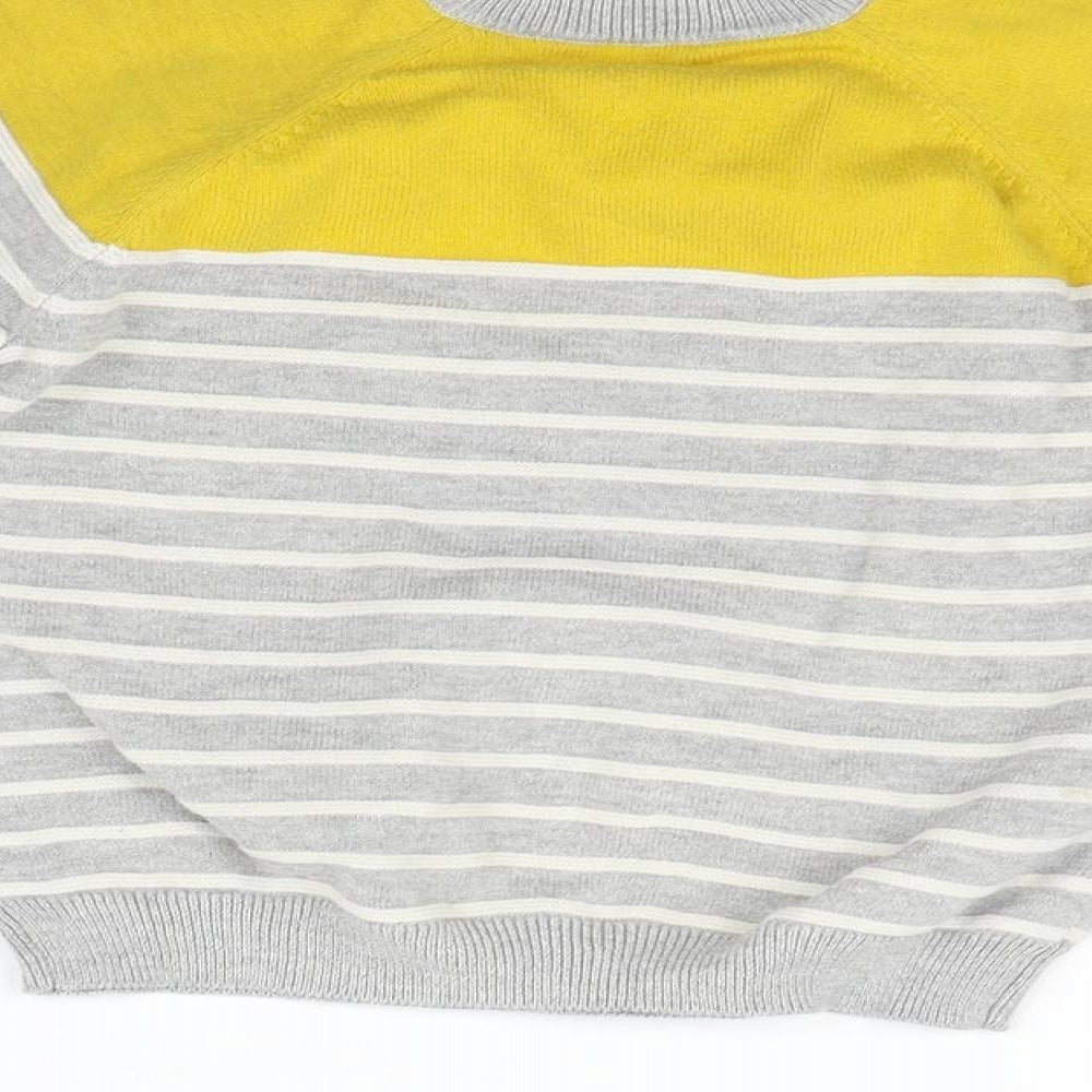 Matalan Boys Grey Striped  Pullover Jumper Size 3-4 Years