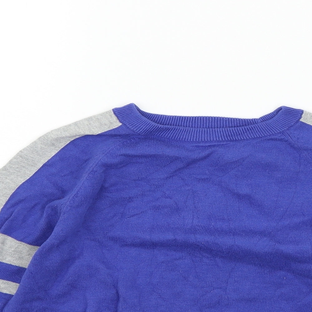 NEXT Boys Blue   Pullover Jumper Size 7 Years