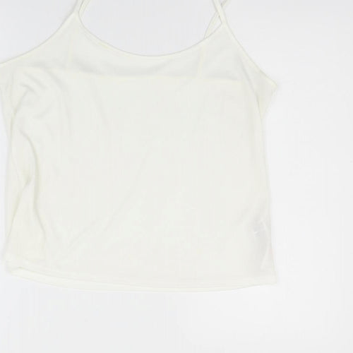 Wallis Womens White Geometric  Top Pyjama Top Size M