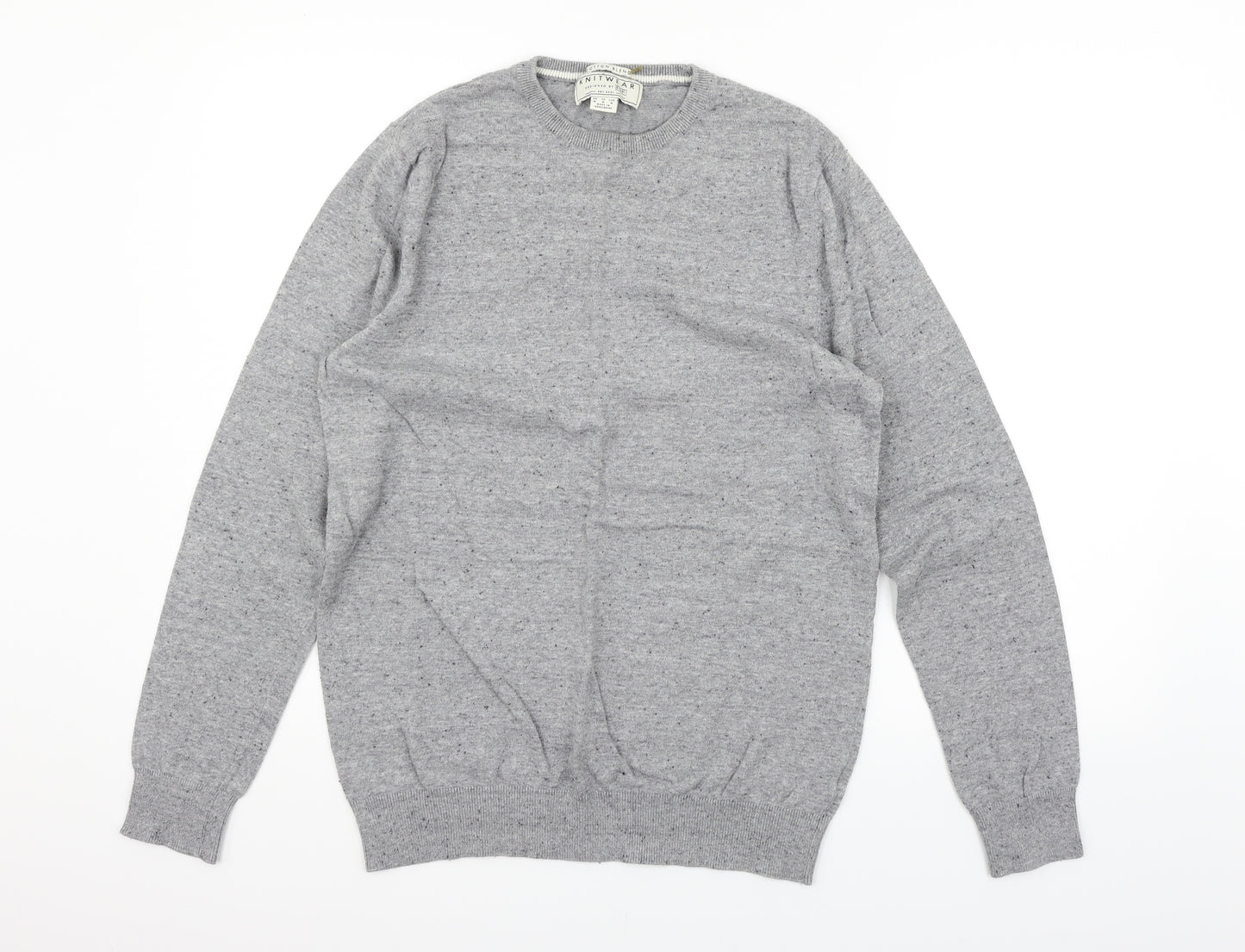 F&F Womens Grey Houndstooth  Pullover Jumper Size M
