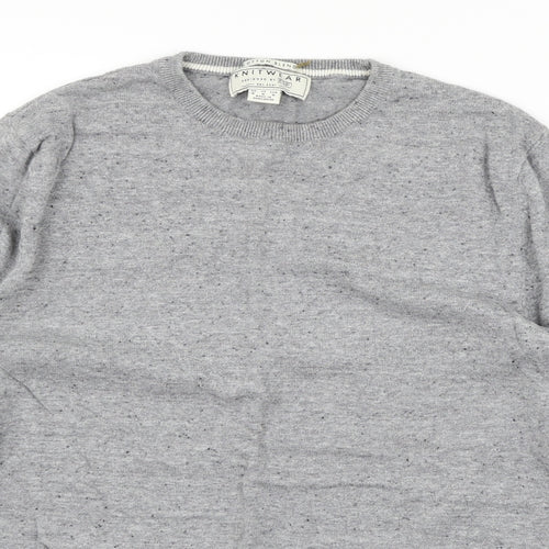 F&F Womens Grey Houndstooth  Pullover Jumper Size M