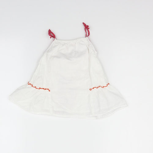 Nutmeg Boys White Houndstooth  Fit & Flare  Size 6-9 Months