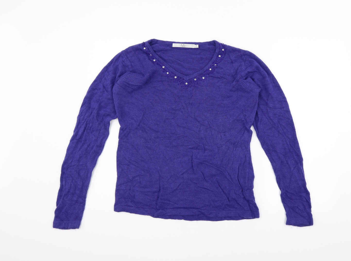 ble Womens Blue   Pullover Jumper Size M