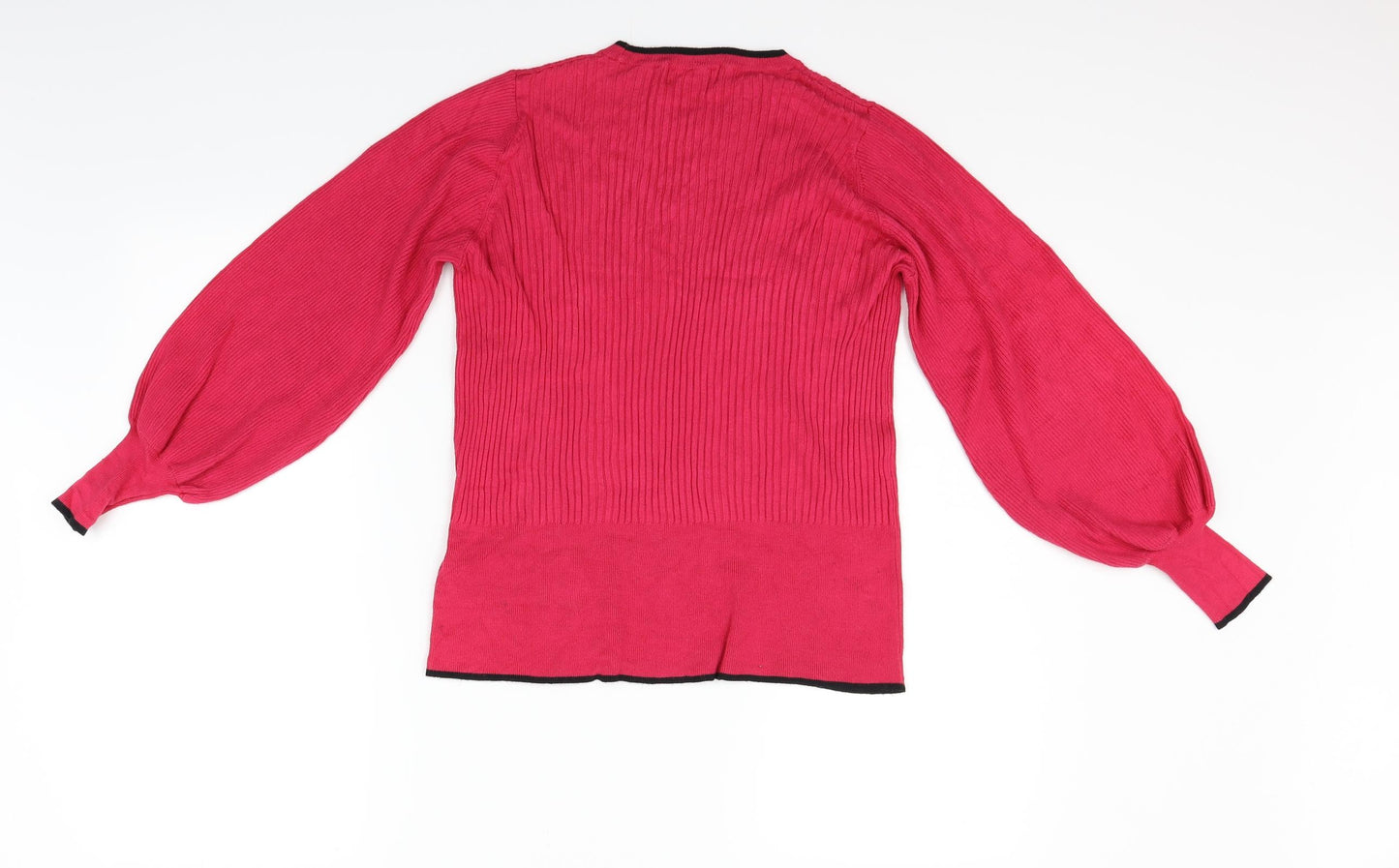 Marks and Spencer Womens Pink   Henley Jumper Size 14