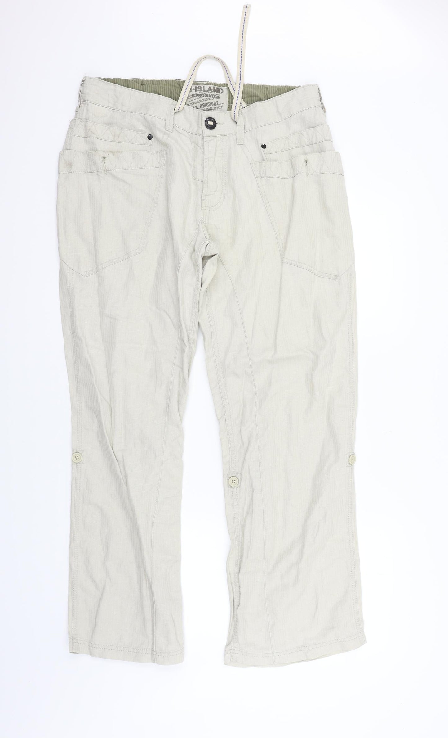 River Island Womens Beige   Trousers   L29 in