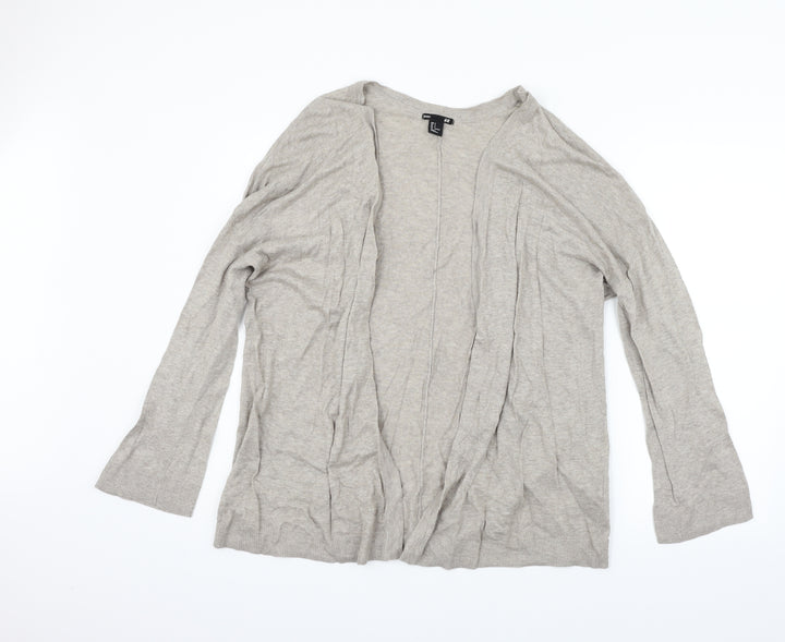 H&M Womens Grey   Cardigan Jumper Size S