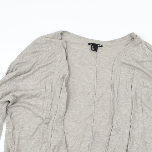 H&M Womens Grey   Cardigan Jumper Size S