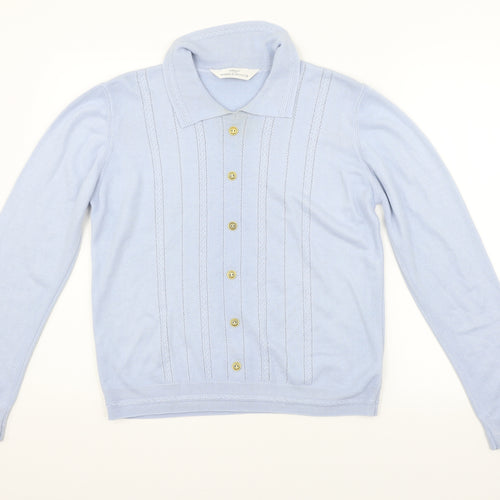 Marks and Spencer Womens Blue   Basic Polo Size 12