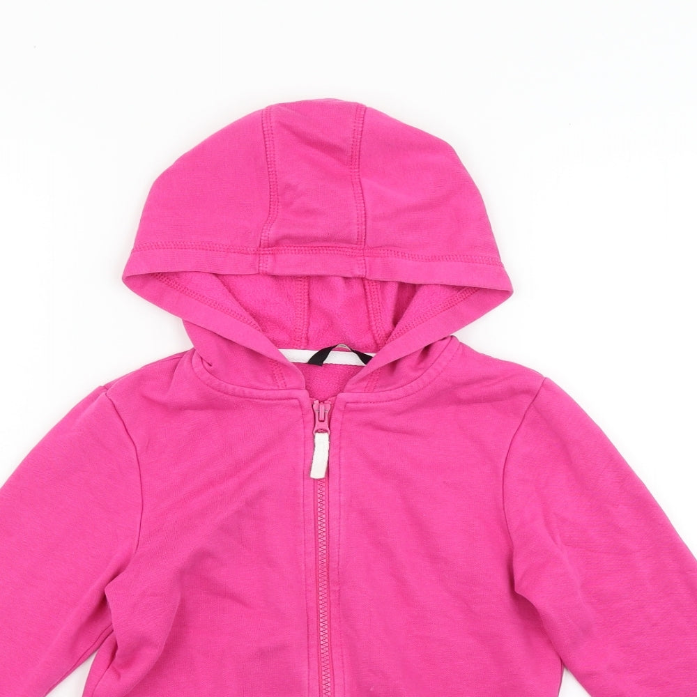 George Girls Pink   Full Zip Jumper Size 8-9 Years