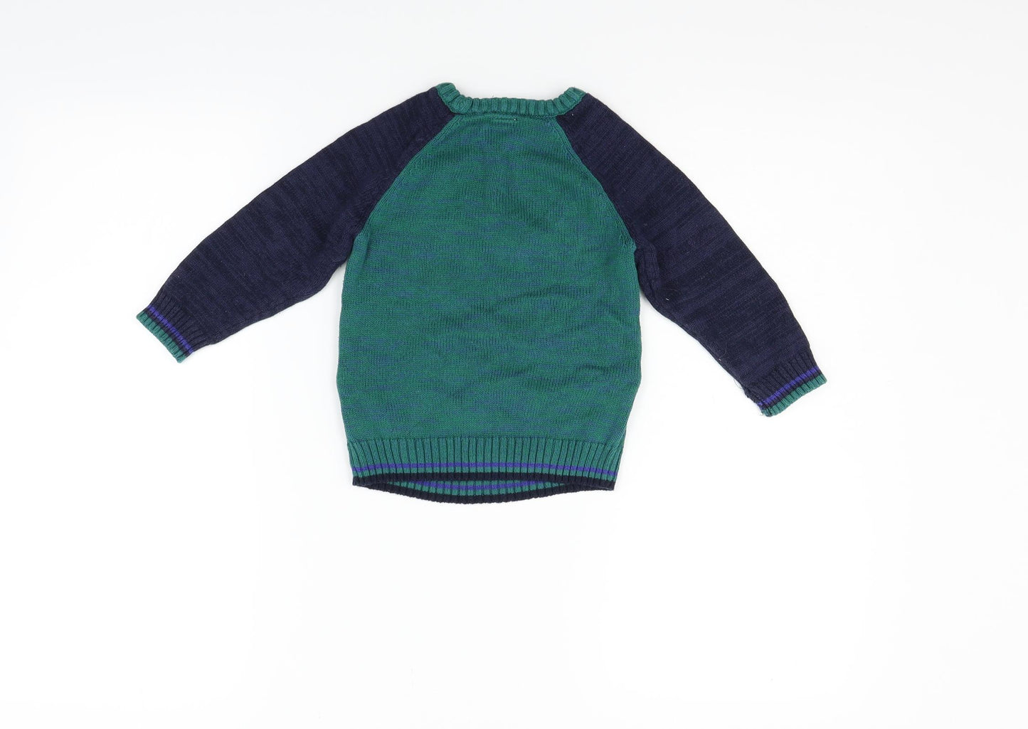 TU Boys Gold   Pullover Jumper Size 2-3 Years  - CARS