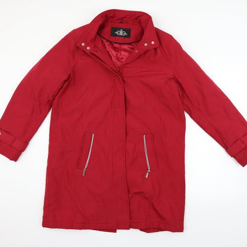 David bary Womens Red   Jacket Coat Size 14