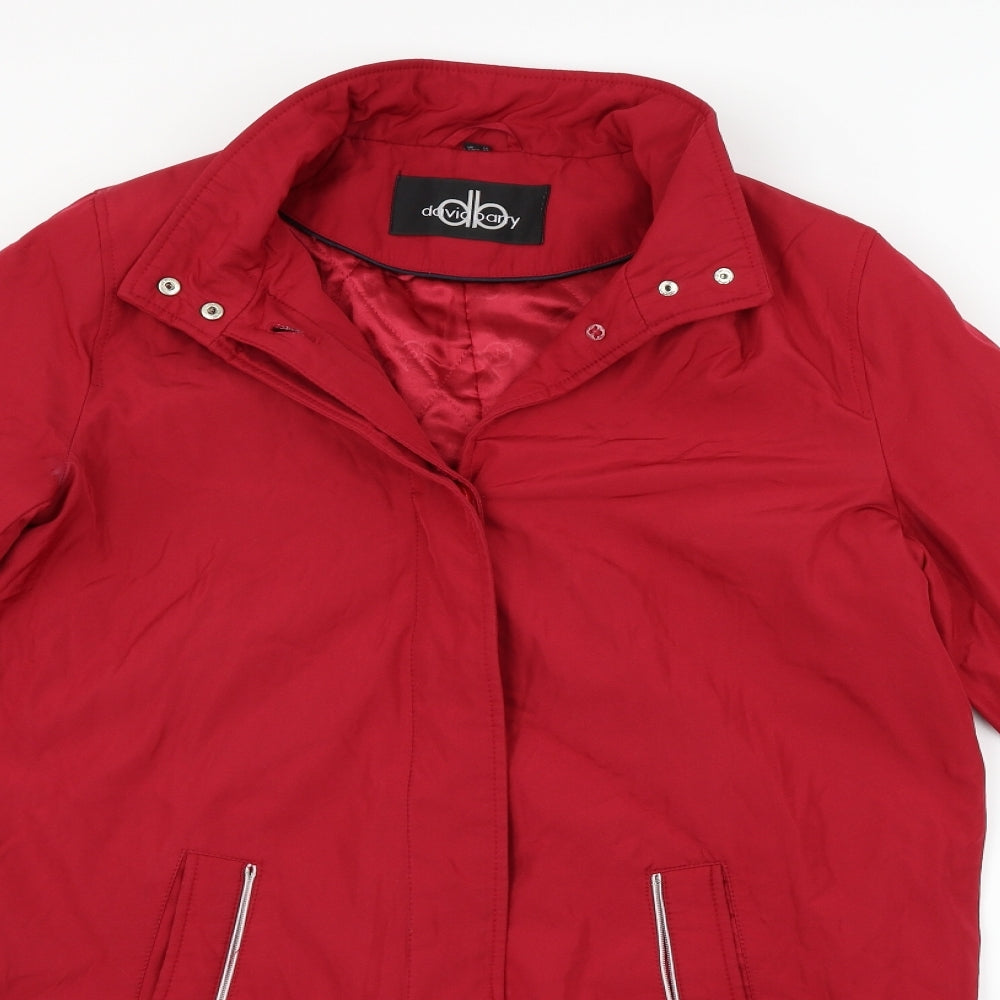 David bary Womens Red   Jacket Coat Size 14