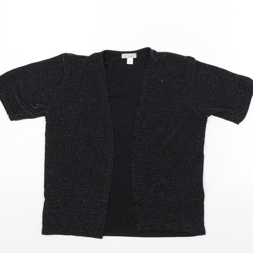 D'lisle Girls Black   Cardigan Jumper Size 9 Years