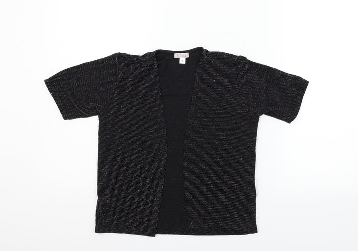 D'lisle Girls Black   Cardigan Jumper Size 9 Years