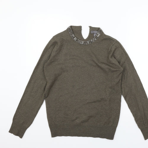 Primark Womens Brown   Pullover Jumper Size S