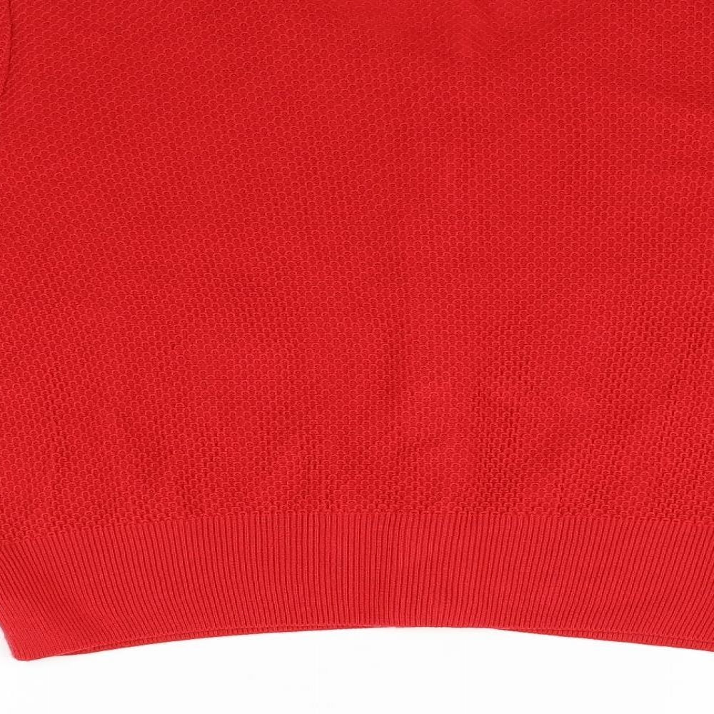 TU Womens Red   Cardigan Jumper Size 16