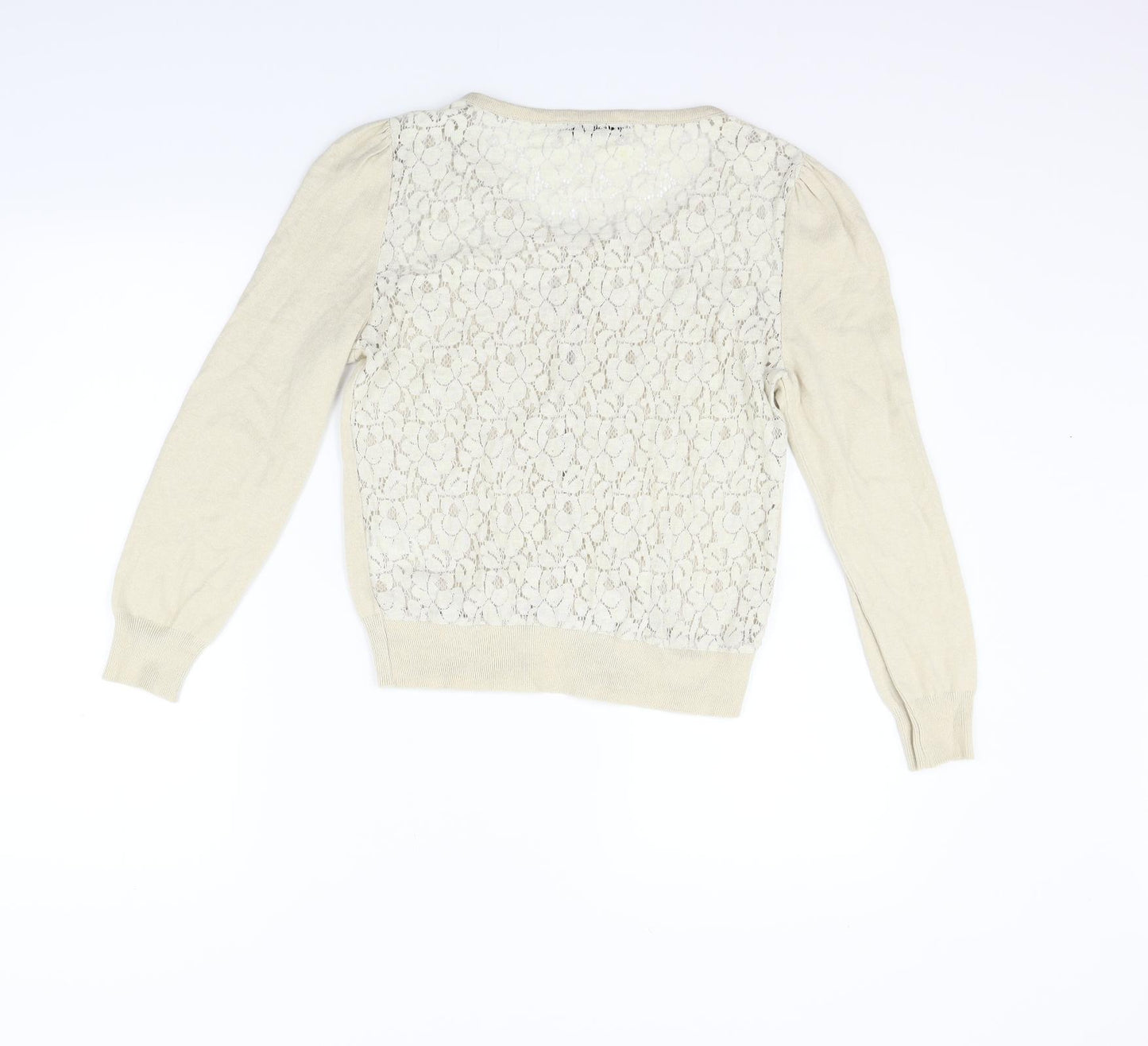 TU Womens Beige   Cardigan Jumper Size 10