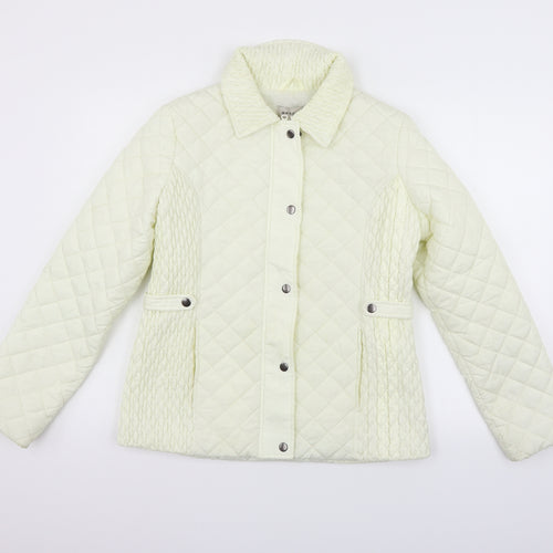 BASSINI Womens Yellow   Jacket  Size S