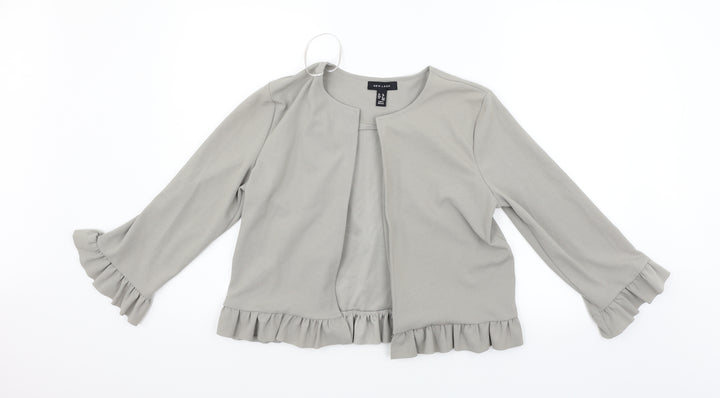 New Look Womens Grey   Jacket Blazer Size 10