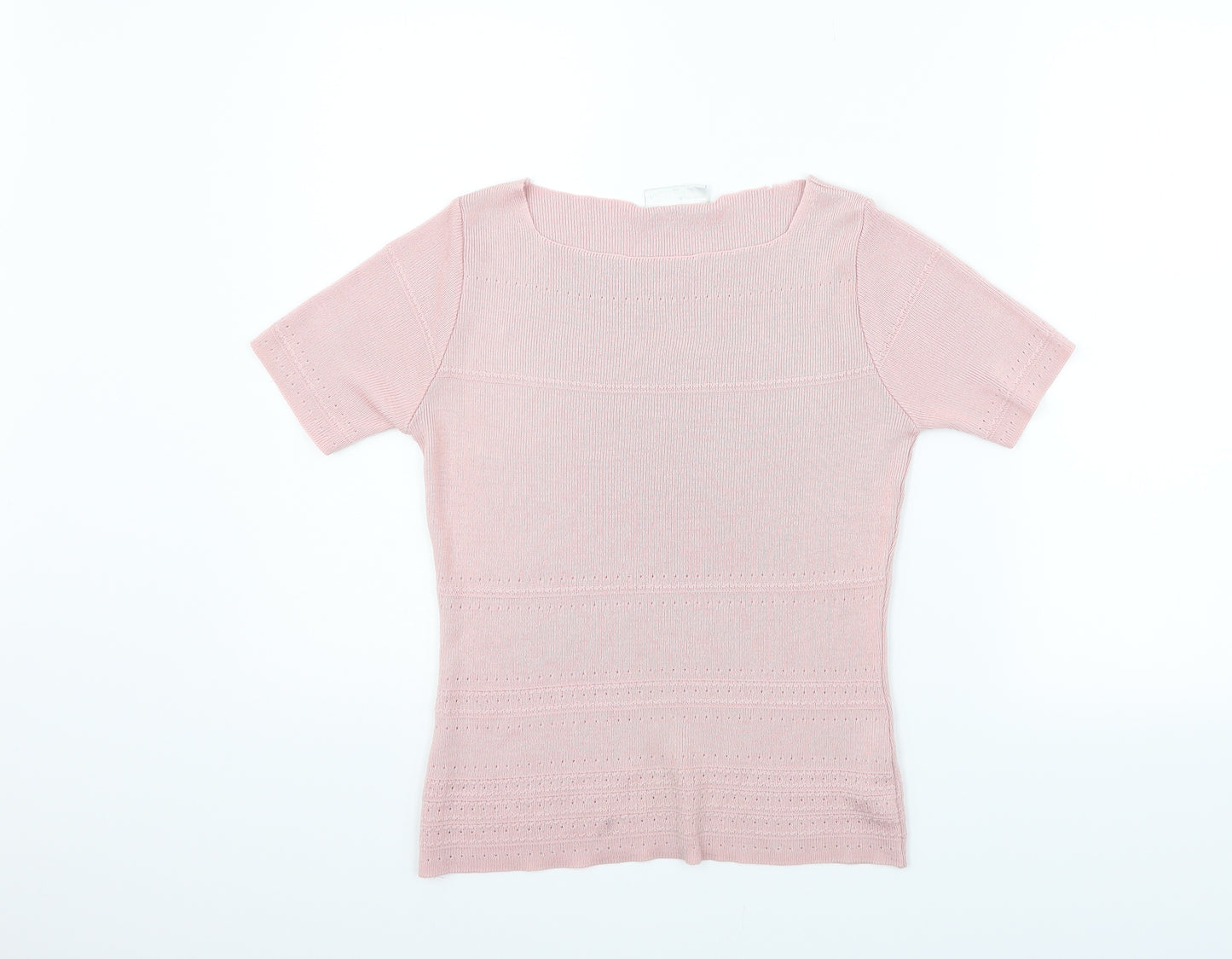 BHS Womens Pink   Basic T-Shirt Size 8
