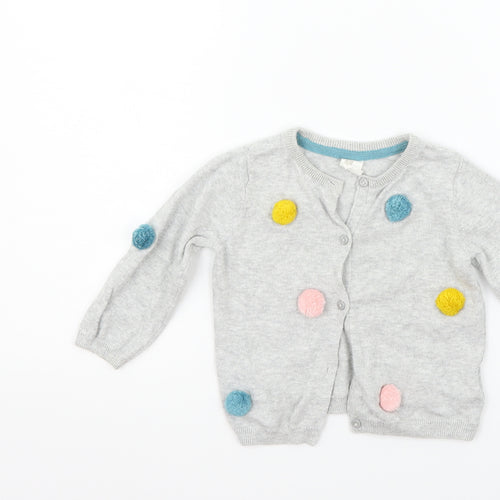 Primark Baby Grey Houndstooth  Cardigan Jumper Size 18-24 Months