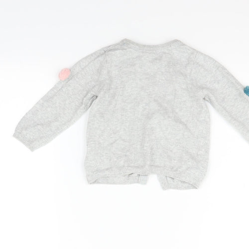 Primark Baby Grey Houndstooth  Cardigan Jumper Size 18-24 Months